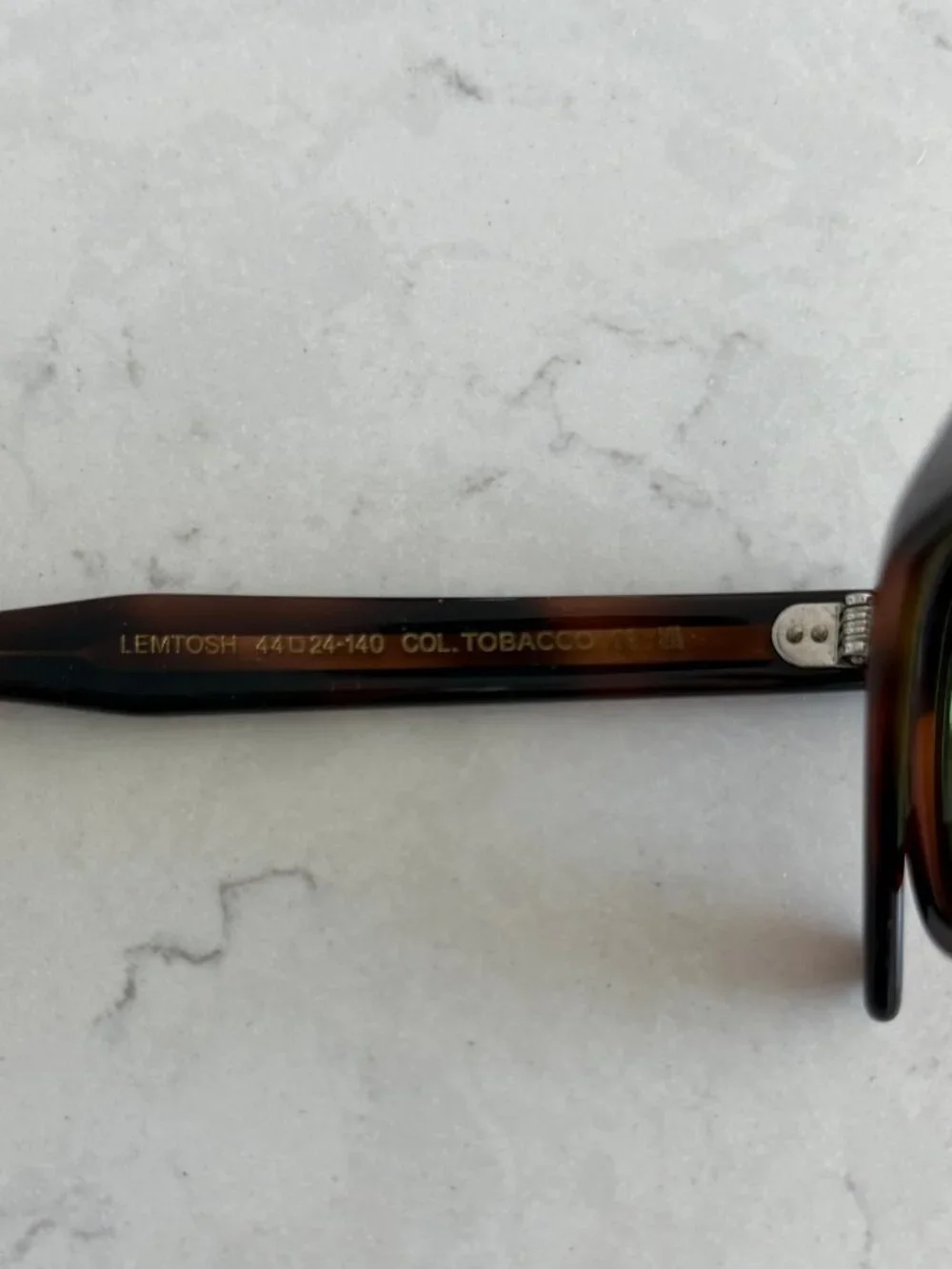 MOSCOT Lemtosh Sz 44mm Tobacco Authentic + Blue Green Amber Tinted Lens SetsNWOT